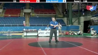 120 lbs round-4 Julian Prieto Colorado vs. Brian Burchett Washington