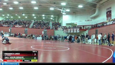 182 lbs Champ. Round 2 - Troy VanJelgerhuis, Decatur Central Wrestling Club vs Frederick Lingo, Jay County