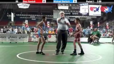 88 lbs round-3 Shea Randall Idaho vs. Michael Doetsch Maryland