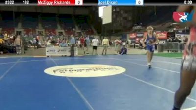 182 lbs round-1 McZiggy Richards New York vs. Joel Dixon Oklahoma