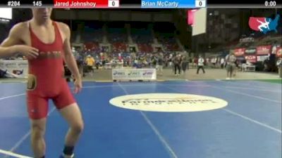 145 lbs round-1 Jared Johnshoy Idaho vs. Brian McCarty Washington