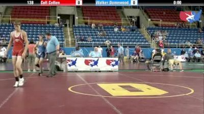 138 lbs round-4 Colt Cotten Pennsylvania vs. Walker Damewood Oregon