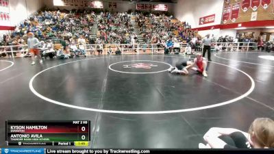 138 lbs Quarterfinal - Antonio Avila, Thunder Basin High School vs Kyson Hamilton, Evanston