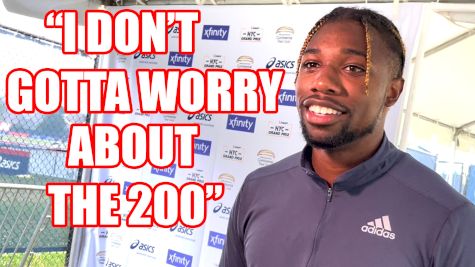 Noah Lyles On His Conversation With Usain Bolt & Why He's Not Worried About The 200m