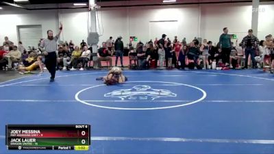 68 lbs Round 2 (8 Team) - Jack Lauer, Dragon United vs Joey Messina, Mat Assassins Grey