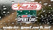 Sunday's USAC Sprint Car Race At Angell Park Rained Out