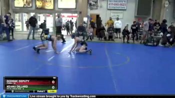 96 lbs Round 5 (6 Team) - Dominic Deputy, POWA vs Keanu Dillard, PA Alliance Red