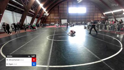 80A lbs Rr Rnd 1 - Maximillian Shvartsman, Doughboy Wrestling Club vs Brennon Egan, Journeymen