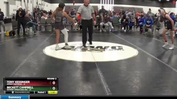 112 lbs Round 2 (8 Team) - Tony Kessinger, Legacy National vs Beckett Campbell, Dundee Wrestling (MI)