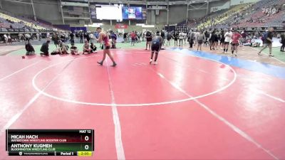 285 lbs Champ. Round 1 - Micah Hach, Watertown Wrestling Booster Club vs Anthony Kugmeh, Bloomington Wrestling Club