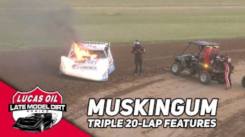 Highlights | 2023 Lucas Oil Late Models Friday at Muskingum County Speedway