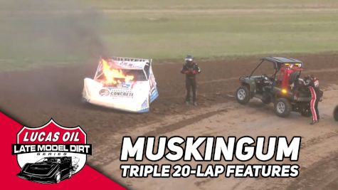 Highlights | 2023 Lucas Oil Late Models Friday at Muskingum County Speedway