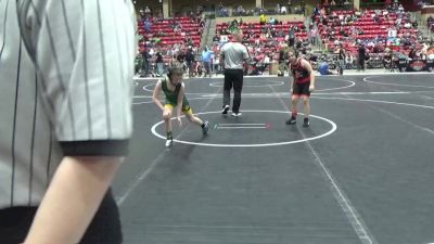 90 lbs Round 5 - Kendyl Hanvey, Pratt Wrestling Club vs Serenity Ross, Red Devil Wrestling Club