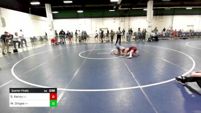 90 lbs Quarterfinal - Sean Kenny, NJ vs Max Dinges, PA