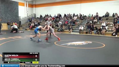 J-8 lbs Cons. Semi - Austin Welch, Wrath vs Bryce Carroll, Dubuque Wrestling Club