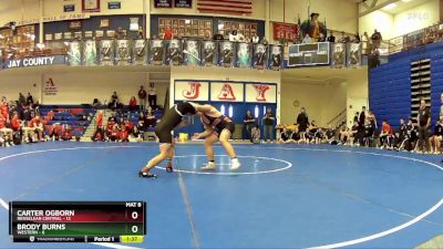 175 lbs Quarters & Wb (16 Team) - Carter Ogborn, Renselear Central vs Brody Burns, Western