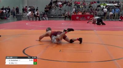 133 lbs Round of 32 - Dennis Gustafson, Virginia Tech vs Nate Ellis, Michigan State