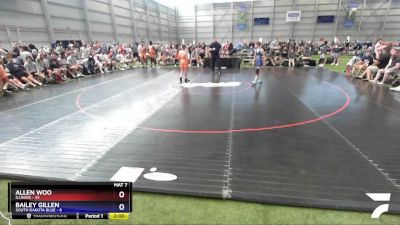 94 lbs Round 1 (16 Team) - Allen Woo, Illinois vs Bailey Gillen, South Dakota Blue