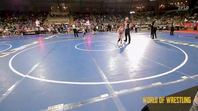 55 lbs Consi Of 32 #2 - Braxton Borer, Hawks WC Lincoln vs Griffin Osgood, Big Game WC