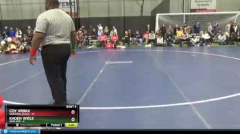160 lbs Round 3 (6 Team) - Coy Vrbka, Nebraska Black vs Kaden Wiele, Iowa Red