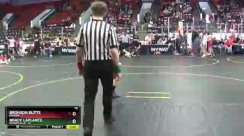 72 lbs Finals (8 Team) - Brady LaPlante, Dundee Blue vs Bronson Butts, Hudson