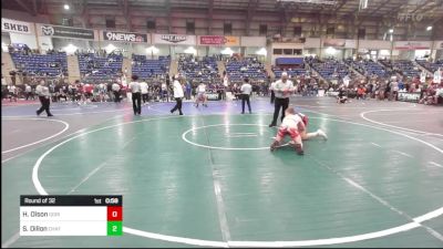 126 lbs Round Of 32 - Hunter Olson, Gorilla WC Inc vs Sid Dillon, Chatfield WC