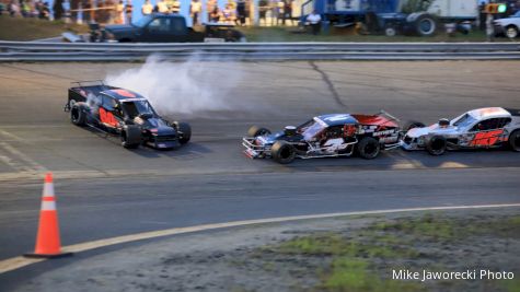 Matt Hirschman Spins After Contact With Doug Coby At Wall Stadium