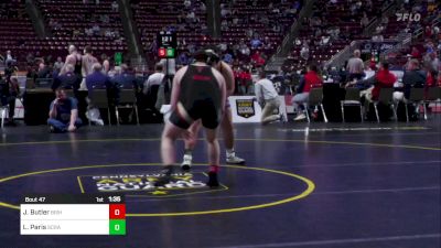 215 lbs Round Of 32 - Jordan Butler, Bishop McCort vs Louis Paris, Scranton Prep