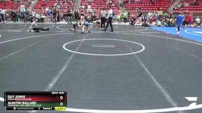 67 lbs Cons. Round 4 - Guy Johns, Paola Wrestling Club vs Quinten Ballard, Chaparral Kids Wrestling Club