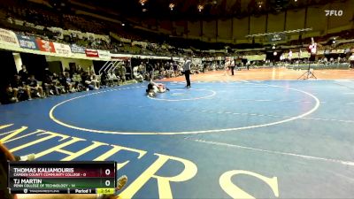 149 lbs Quarters & Wb (16 Team) - Thomas Kaliamouris, Camden County Community College vs Tj Martin, Penn College Of Technology