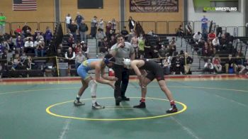 138 lbs Final - Justin Mastroianni, New Canaan vs Sean Johnson, Ellis Tech