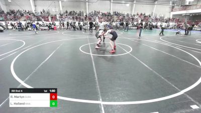 122 lbs Rr Rnd 4 - Ryder Martyn, Durango WC vs Logan Holland, Badlands Elite