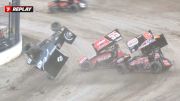 Cody Maroske Flips In Chain-Reaction Eldora Million Heat Race Crash