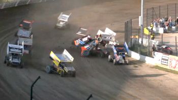 Sheldon Haudenschild Crashes Wildly In Chaotic Eldora Million Heat Restart