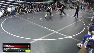 117 lbs Semis & 1st Wrestleback (8 Team) - Braelyn Arredondo, Idaho vs Kaleb Hill, Wyoming Renegades