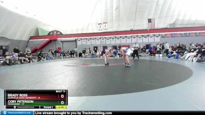 165 lbs Round 3 (8 Team) - Cory Peterson, McKendree vs Brady Ross, Glenville State University