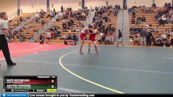 141 lbs Cons. Round 3 - Ashton Massaro, Triton Community College vs Nate Rocheleau, Saint Cloud State