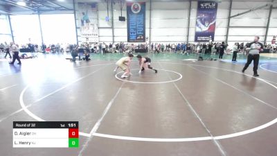 132 lbs Round Of 32 - Drew Aigler, OH vs Laudan Henry, NJ