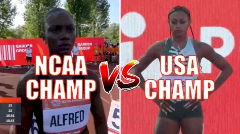 NCAA Champion Julien Alfred BEATS U.S. Champion Sha'Carri Richardson