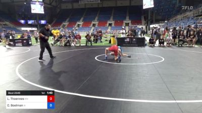 88 lbs 7th Place - Landon Thoennes, Minnesota vs Charlie Boelman, Iowa