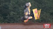 JJ Hickle Gets Upside-Down During Silver Cup Qualifying At Lernerville Speedway