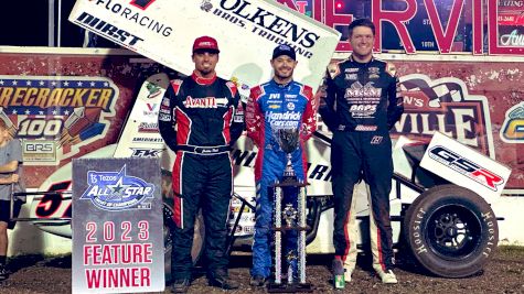 Kyle Larson Defends Silver Cup Crown At Lernerville Speedway