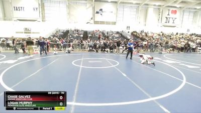 70 lbs Semifinal - Logan Murphy, Mongoose Elite Wrestling vs Chase Galvez, Savage Wrestling Club