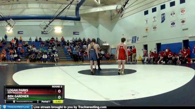 117 lbs Round 2 (4 Team) - Wesley Harbert, New Palestine vs Max Thompson, Carmel