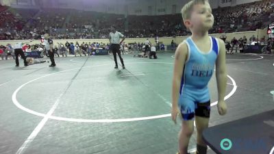 52 lbs Consi Of 16 #1 - Brock Villines, Weatherford Youth Wrestling vs Asher Bell, Division Bell Wrestling