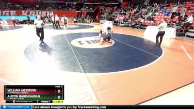 3A 215 lbs Cons. Round 1 - William Jacobson, Chicago (Mt. Carmel) vs Austin Bagdasarian, Elmhurst (York)