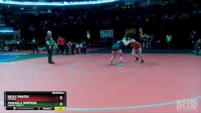 170 lbs Semifinal - Sicily Frates, Pomona vs Makaela Simpson, Moffat County