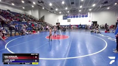 53 lbs Round 3 - Kaij Koehler, Windy City Wrestlers vs Luke Haar, Douglas WC