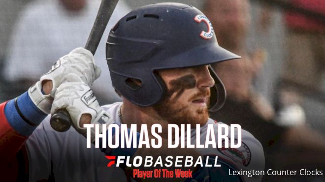 FloBaseball Player Of The Week: Counter Clocks' Thomas Dillard