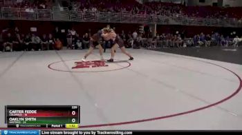 220 lbs Round 6 (8 Team) - Oaklyn Smith, Hastings vs Carter Fedde, Columbus